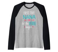 C'est la première Fois Que Nana Laisse Le gâter. Fière Grand-mère Manche Raglan