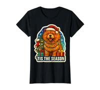 C'est la Saison Chow Chow Dog Joyeux Noël, Fêtes, Maman, Papa T-Shirt Graphique avec Valeur