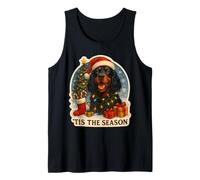 C'est la Saison de Gordon Setter Dog Joyeux Noël, Maman et Papa, Amusant Débardeur