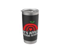 C'est la saison de la cueillette des pommes, la saison des récoltes Love Apple Picker Gobelet isotherme en acier inoxydable double paroi