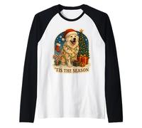 C'est la Saison des Chiens des Grandes Pyrénées, Joyeuses fêtes de Noël Manche Raglan