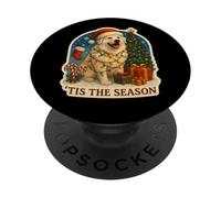 C'est la Saison des Chiens des Grandes Pyrénées, Joyeuses fêtes de Noël PopSockets PopGrip Adhésif