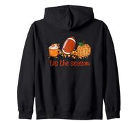 C'est la Saison ! Épices automnales, Football et Citrouille Sweat à Capuche