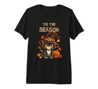 C'est la Saison, l'automne, Le Chat d'halloween T-Shirt Haut de Gamme