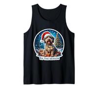 C'est la Saison Spinone Italiano Dog Joyeux Noël, Maman, Papa Débardeur