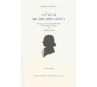C'est là, une tout autre clarté - Friedrich Hölderlin - William Blake - broché - Poésie