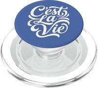 C'est la Vie en français Qui Dit telle est la Vie PopSockets PopGrip pour MagSafe