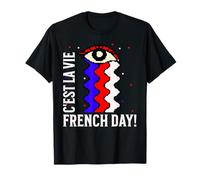 Cest La Vie Esprit français Pixel Culture vive T-Shirt