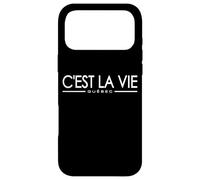 C'est LA Vie QUÉBEC Canada Phrase FRANÇAISE sur Un Tee Coque pour iPhone 17 Pro Max