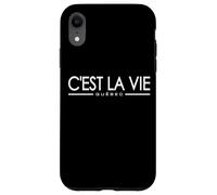 C'est LA Vie QUÉBEC Canada Phrase FRANÇAISE sur Un Tee Coque pour iPhone XR