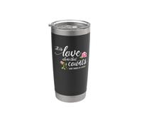 C'est l'amour seul qui compte Sainte Thérèse de Lisieux Carmel Gobelet isotherme en acier inoxydable double paroi