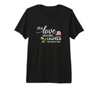 C'est l'amour Seul Qui Compte Sainte Thérèse de Lisieux Carmel T-Shirt Haut de Gamme