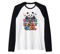 C'est l'anniversaire de ma Maman Panda Mama Family Bday Manche Raglan