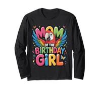 C'est l'anniversaire de ma mère Perroquet Mommy Family Bday Manche Longue