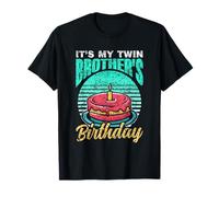 C'est L'anniversaire De Mon Frère Jumeau Jumeaux Jumelles T-Shirt