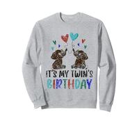C'est l'anniversaire de Mon jumeau Twin Cute Twins Celebrate Sweatshirt