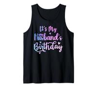 C'est l'anniversaire de mon mari amusant pour les couples assortis Débardeur