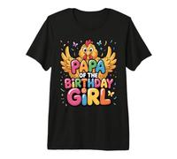 C'est l'anniversaire de Mon père Chicken Daddy Family Bday T-Shirt Haut de Gamme