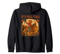 C'est l'automne, vous êtes tous un cowboy à tête de citrouille Sweat à Capuche