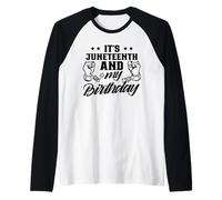 C'est Le 17 Juin et Mon Anniversaire, American African 1865, Black Manche Raglan