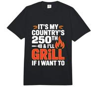 C'est Le 250e Anniversaire de Mon Pays et Je Ferai des grillades si Je Veux - 250 États-Unis Comfort Colors Adult Heavyweight T-Shirt