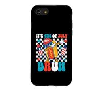 C'est Le 4 Juillet Bruh Dabbing Hot Dog USA Independence Day Coque pour iPhone SE (2020) / 7/8