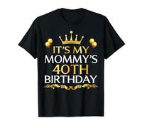 C'est Le 40e Anniversaire de ma Maman Joyeux Anniversaire 40 Ans T-Shirt