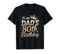 C'est Le 80e Anniversaire de Mon père, Les Chemises de 80 Ans sont drôles T-Shirt Graphique avec Valeur