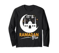 C'est Le jeûne du Ramadan, frère Musulman Mubarak, Eid Kareem Manche Longue