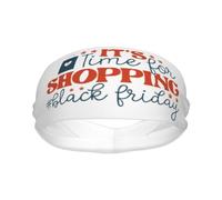 C'est Le Moment De Faire du Shopping À Black Friday Après Thanksgiving Homme Femme Serre Tete Élastique Bandeau De Sport Séchage Rapide Bandeaux pour Fitness Tennis Jogging Cyclisme