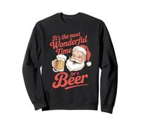 C'est Le Moment Le Plus Merveilleux pour Une bière Père Noël Amusant à Boire Sweatshirt
