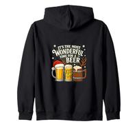 C'est Le Moment Le Plus Merveilleux pour Une Boisson Joyeuse à la bière Sweat à Capuche