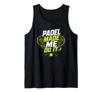C'est Le Padel Qui M'y A Poussé - Un Joueur De Padel Débardeur