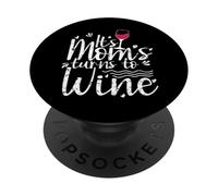 C'est Le Tour de Maman vers Le vin PopSockets PopGrip Adhésif