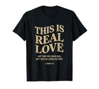 C'est Le véritable Amour Jean 4:10 Verset de la Bible chrétienne T-Shirt
