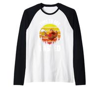 C'est l'heure de Boire Un Verre rétro pour Thanksgiving Manche Raglan