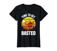 C'est l'heure de Boire Un Verre rétro pour Thanksgiving T-Shirt Graphique avec Valeur