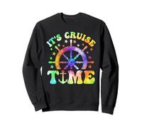 C'est l'heure de la croisière Groovy Tie Dye Couple Sweatshirt