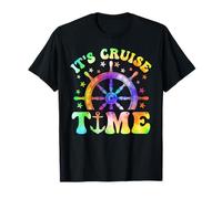 C'est l'heure de la croisière Groovy Tie Dye Couple T-Shirt