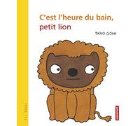 C'est l'heure du bain, petit lion