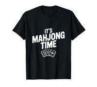 C'est l'heure du Mahjong - Amateur de Jeux de Mahjong Amusants T-Shirt