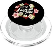 C'est l'heure du Mahjong - Mah Jong Player Casino Gambling PopSockets PopGrip pour MagSafe