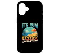C'est l'heure du Rhum, Quelque Part, Les Vacances d'été, la Plage, la Coque pour iPhone 16