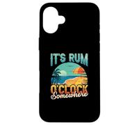 C'est l'heure du Rhum, Quelque Part, Les Vacances d'été, la Plage, la Coque pour iPhone 16 Plus
