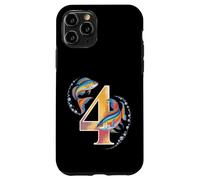 C'est ma 4e fête d'anniversaire Ocean 4 ans Sea Fish B-Day Coque pour iPhone 11 Pro