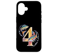 C'est ma 4e fête d'anniversaire Ocean 4 ans Sea Fish B-Day Coque pour iPhone 16
