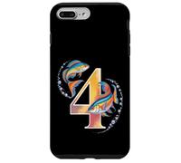 C'est ma 4e fête d'anniversaire Ocean 4 ans Sea Fish B-Day Coque pour iPhone 7 Plus/8 Plus