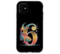 C'est ma 6e fête d'anniversaire Ocean 6 ans Sea Fish B-Day Coque pour iPhone 11