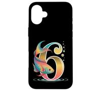 C'est ma 6e fête d'anniversaire Ocean 6 ans Sea Fish B-Day Coque pour iPhone 16 Plus