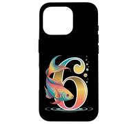 C'est ma 6e fête d'anniversaire Ocean 6 ans Sea Fish B-Day Coque pour iPhone 16 Pro